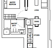 one-bernam-floor-plan-1-bedroom-a1-singapore