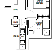 one-bernam-floor-plan-1-bedroom-a2-singapore