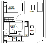 one-bernam-floor-plan-1-bedroom-a3-singapore