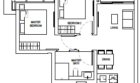 one-bernam-floor-plan-2-bedroom-b3-singapore